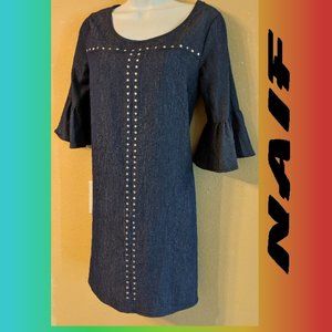 NAIF LADIES - PETITE - BELL 3/4 SLEEVE DRESS